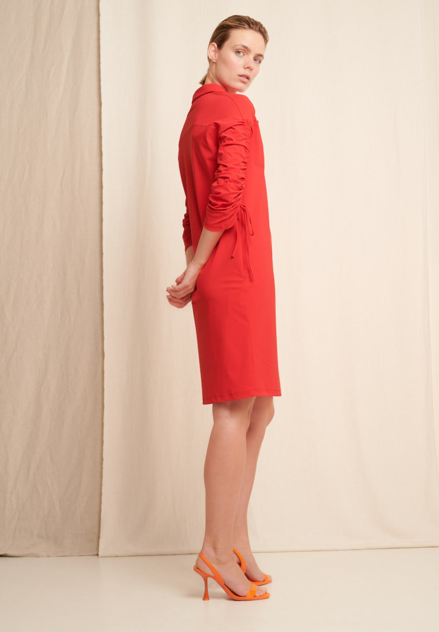 Manuela Dress Technical Jersey | Red