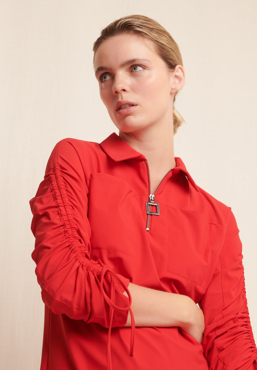 Manuela Dress Technical Jersey | Red