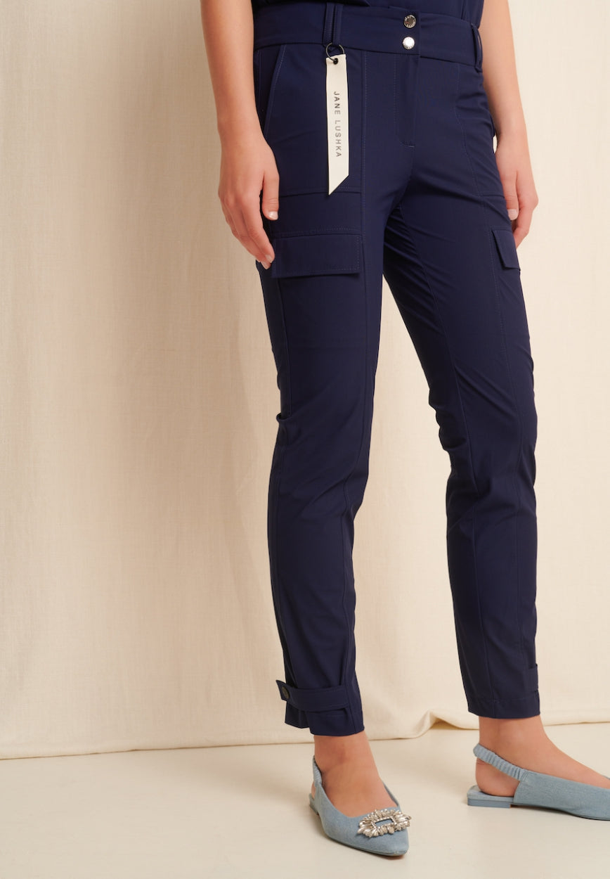 Vera Pants Technical Jersey | Indigo