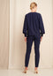 Wia Blouse Technical Jersey | Indigo