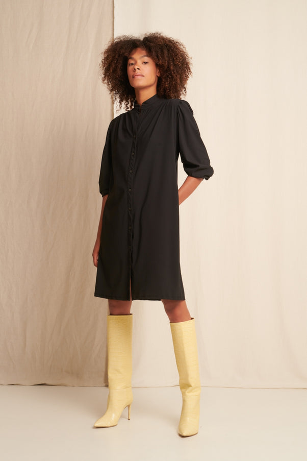 Steffi Dress Short Technical Jersey | Black