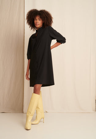 Steffi Dress Short Technical Jersey | Black