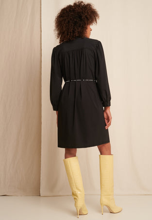 Steffi Dress Short Technical Jersey | Black