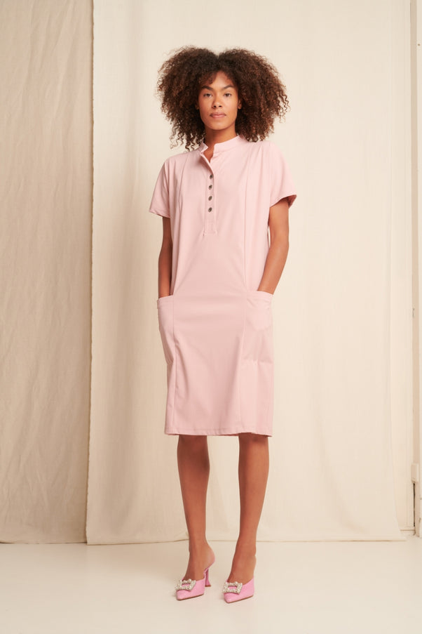Valencia Dress Technical Jersey | Pudra