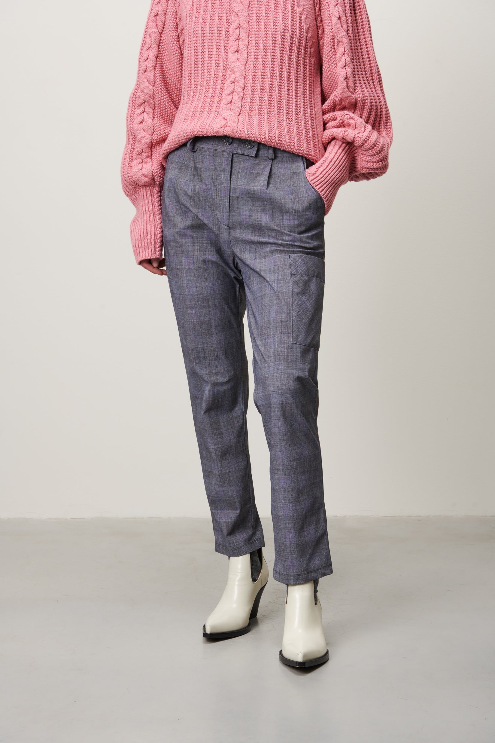 Medea/P Pants Technical Jersey | Light grey