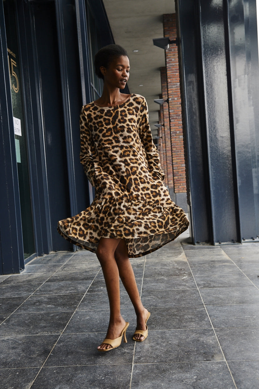 Dress Jador | Animal brown