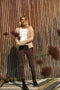 Pants Anna | Animal brown