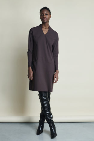 Dress Harper Technical Jersey | New Brown
