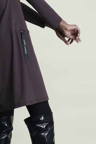 Dress Harper Technical Jersey | New Brown
