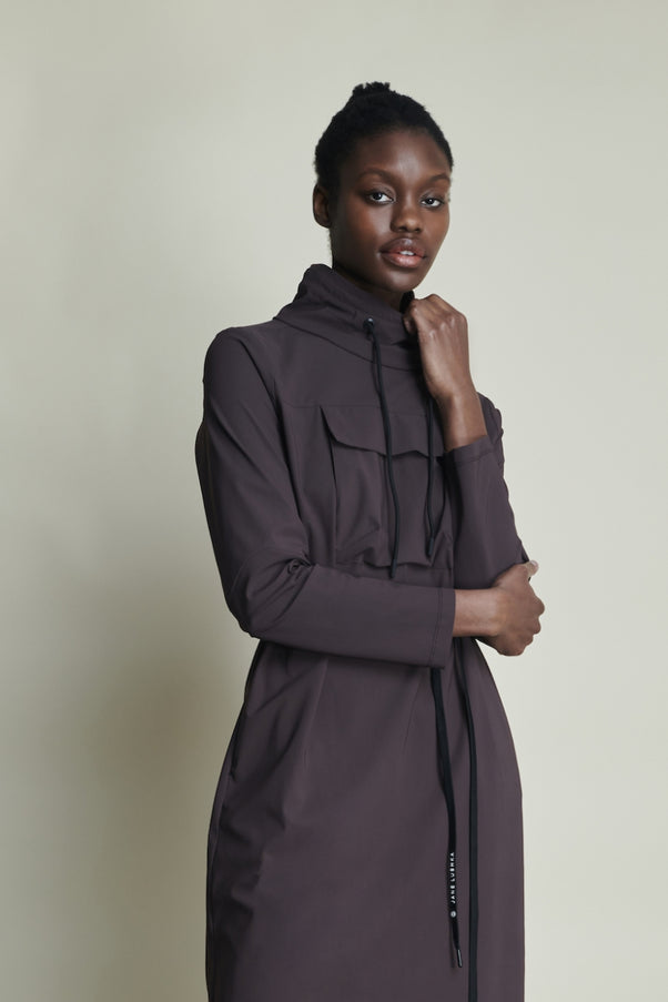 Dress Kasandra Technical Jersey | New Brown