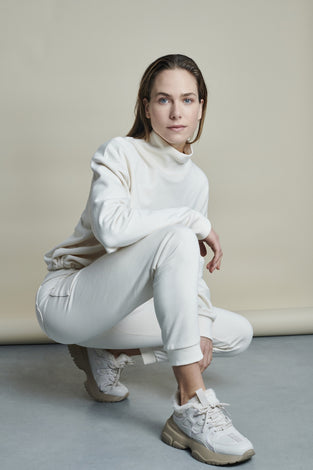 Sweat Polo | Ecru