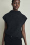 Pullover Funnelneck Pullunde | Black