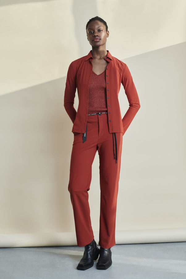 Pants Martine Technical Jersey | Brick