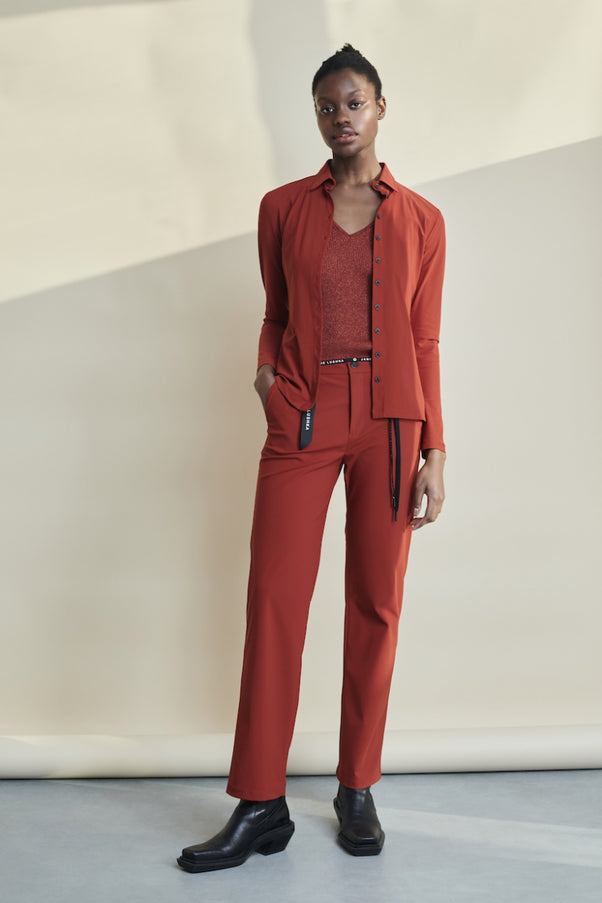 Pants Martine Technical Jersey | Brick