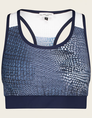 JL Bustier Da V05 | Blue/White