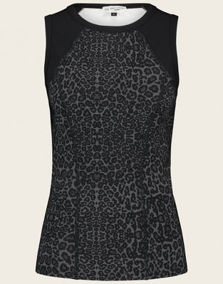 JL Tank Top Da V06 | Black/White