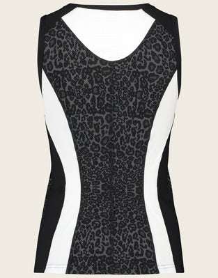 JL Tank Top Da V06 | Black/White