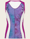 JL Tank Top Da V03 | Fuxia/White