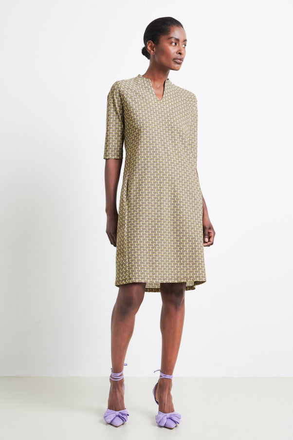 Andres Dress Technical Jersey | Green Melange