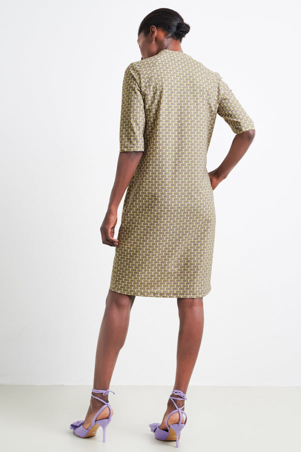 Andres Dress Technical Jersey | Green Melange