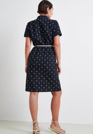 Valencia Dress Technical Jersey | Black