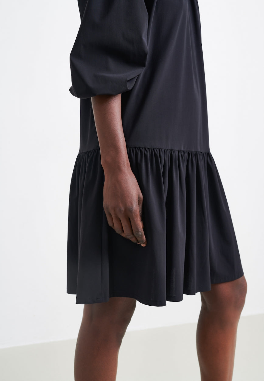 Jolanda Dress Technical Jersey | Black