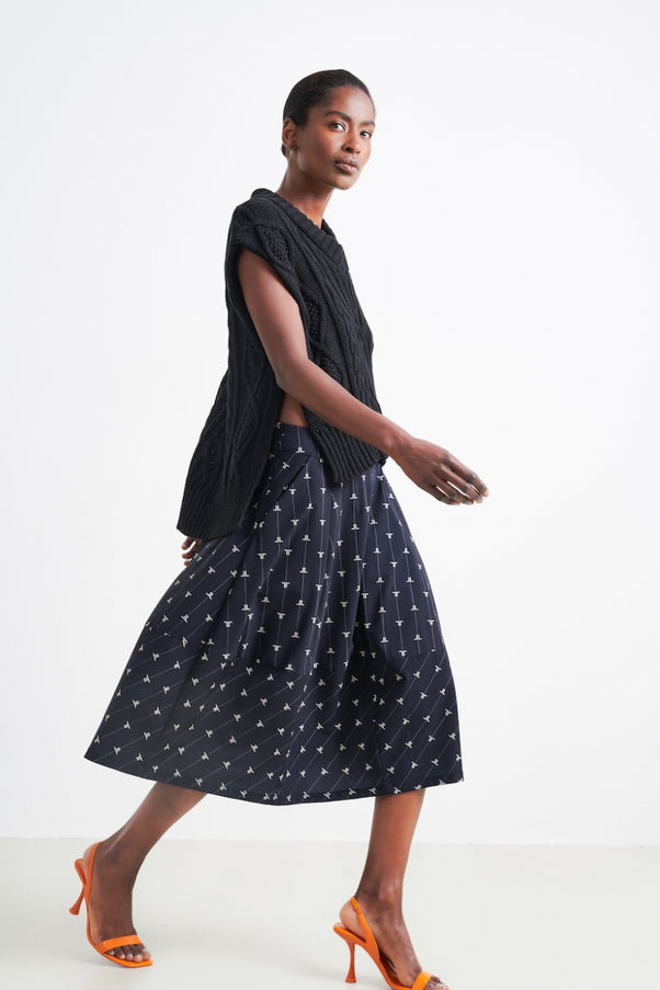Skirt Karina Technical Jersey | Black