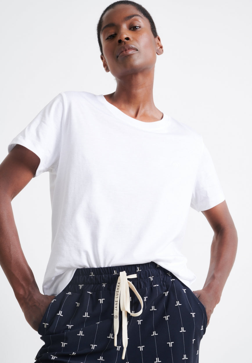 T-Shirt Logo Organic Cotton | White