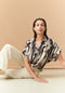 Romy Blouse | Black Beige