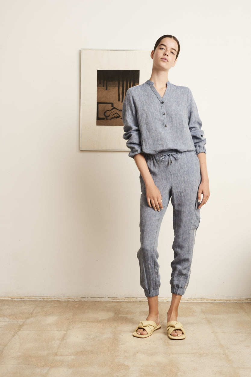 Blouse Bella | Denim Blue