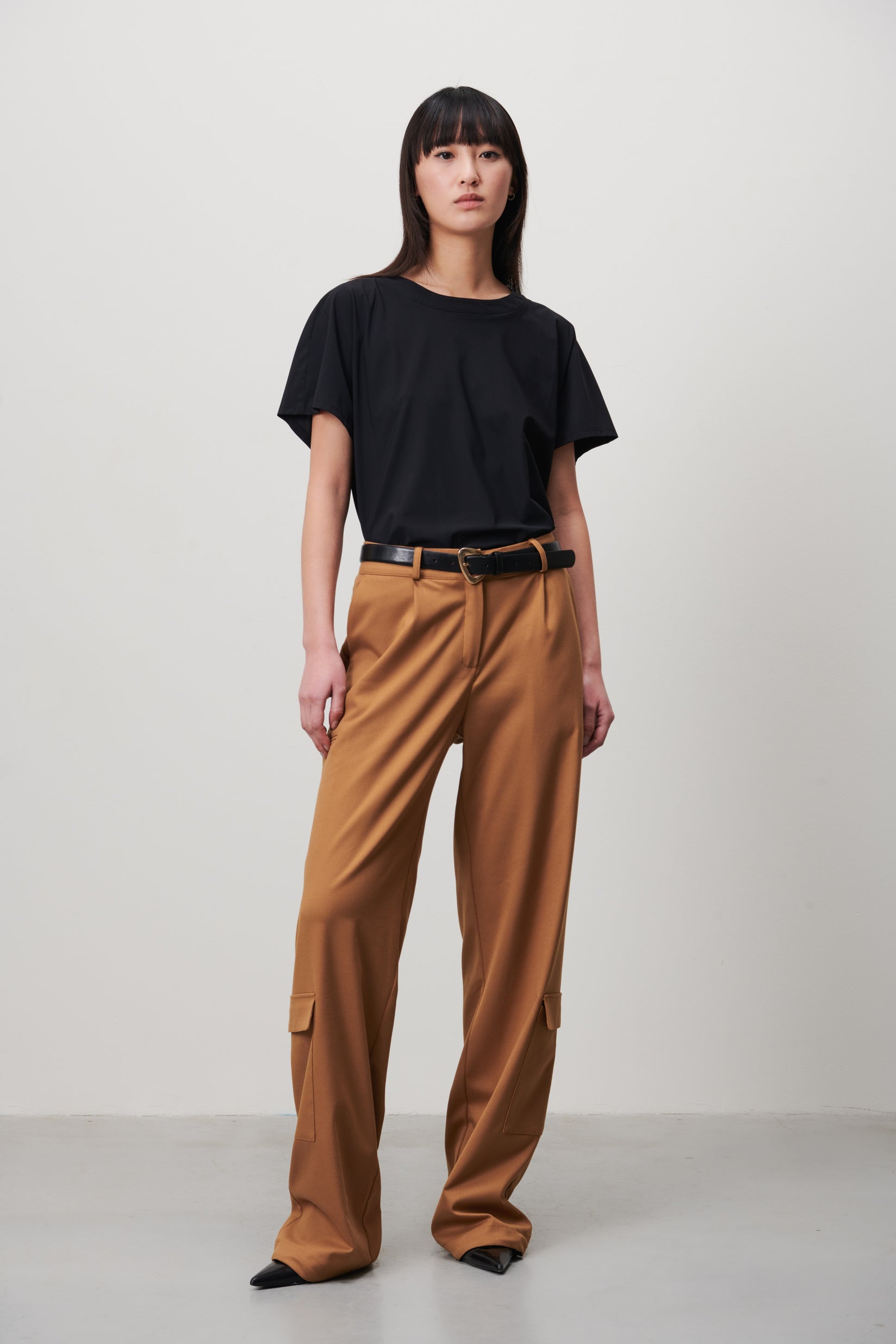 Ramona Top Technical Jersey | Black