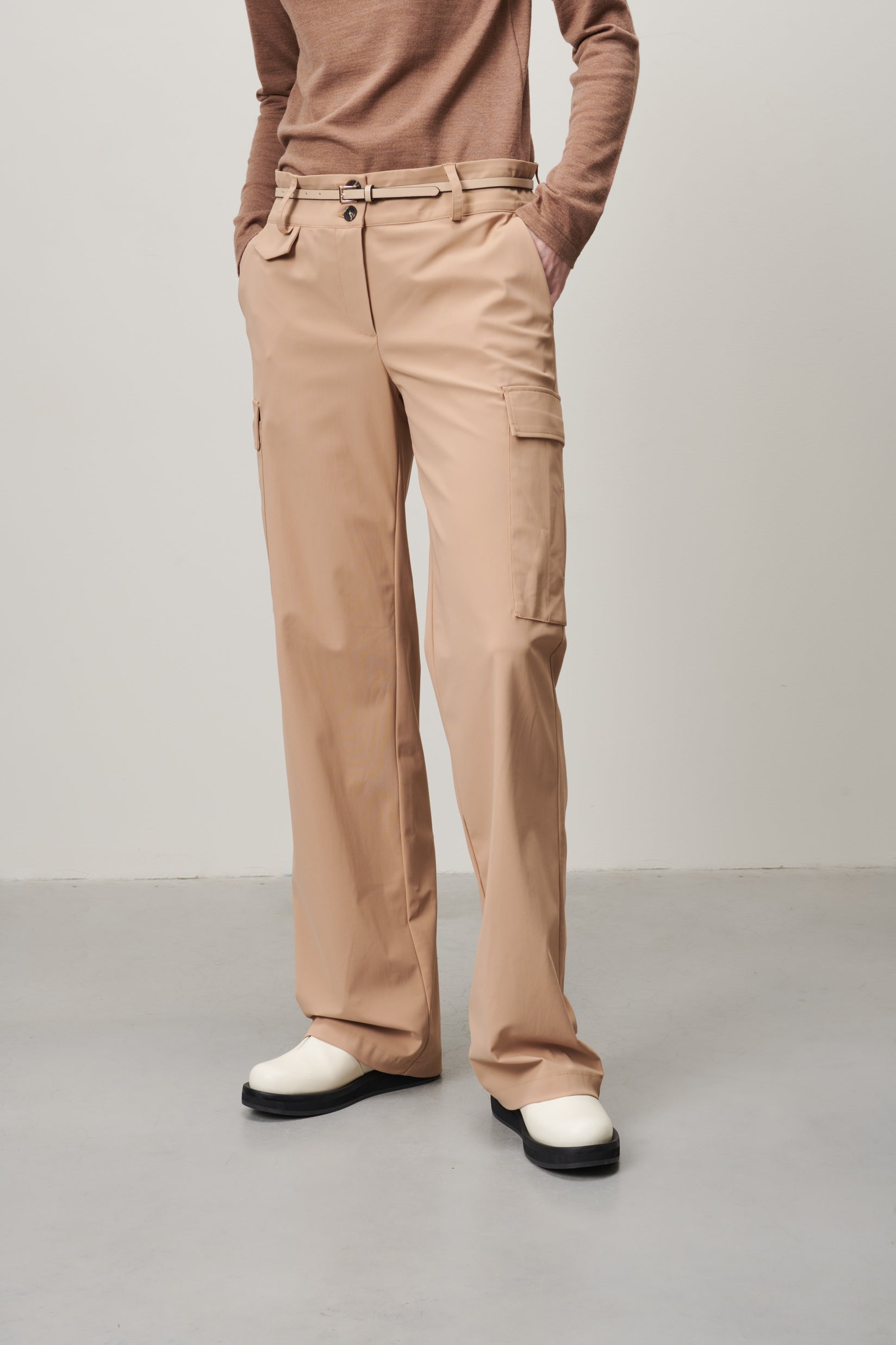 Leo Pants Technical Jersey | Beige