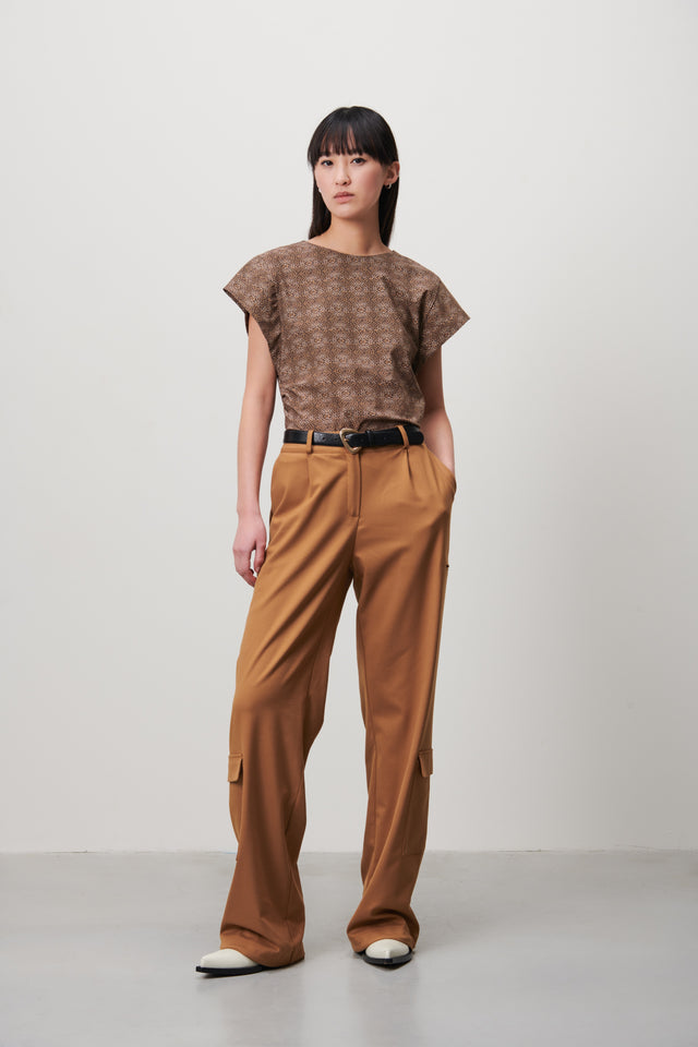 Domino Top Technical Jersey | Brown