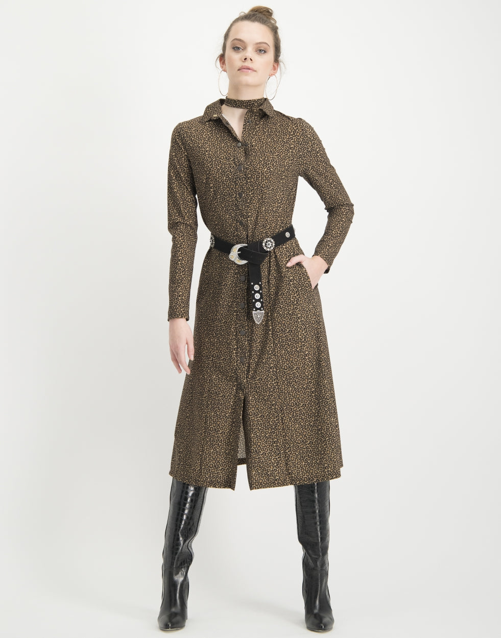 Dress Barbara | Brown