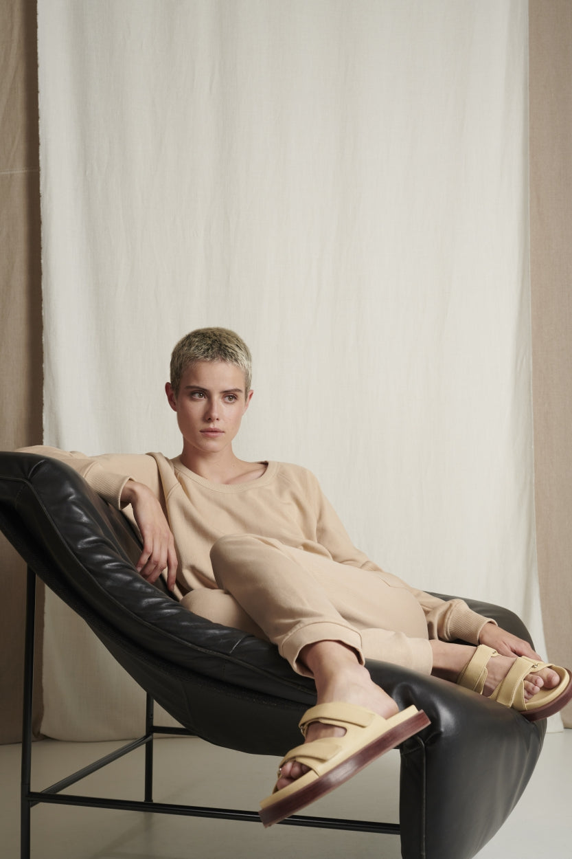 Soft Hoodie Fly Organic Cotton | Beige