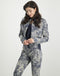 Joan Cropped Jacket Baroque | Blue