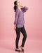 Khloe Drawstring Pants | Black/Fuxia