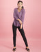 Khloe Drawstring Pants | Black/Fuxia