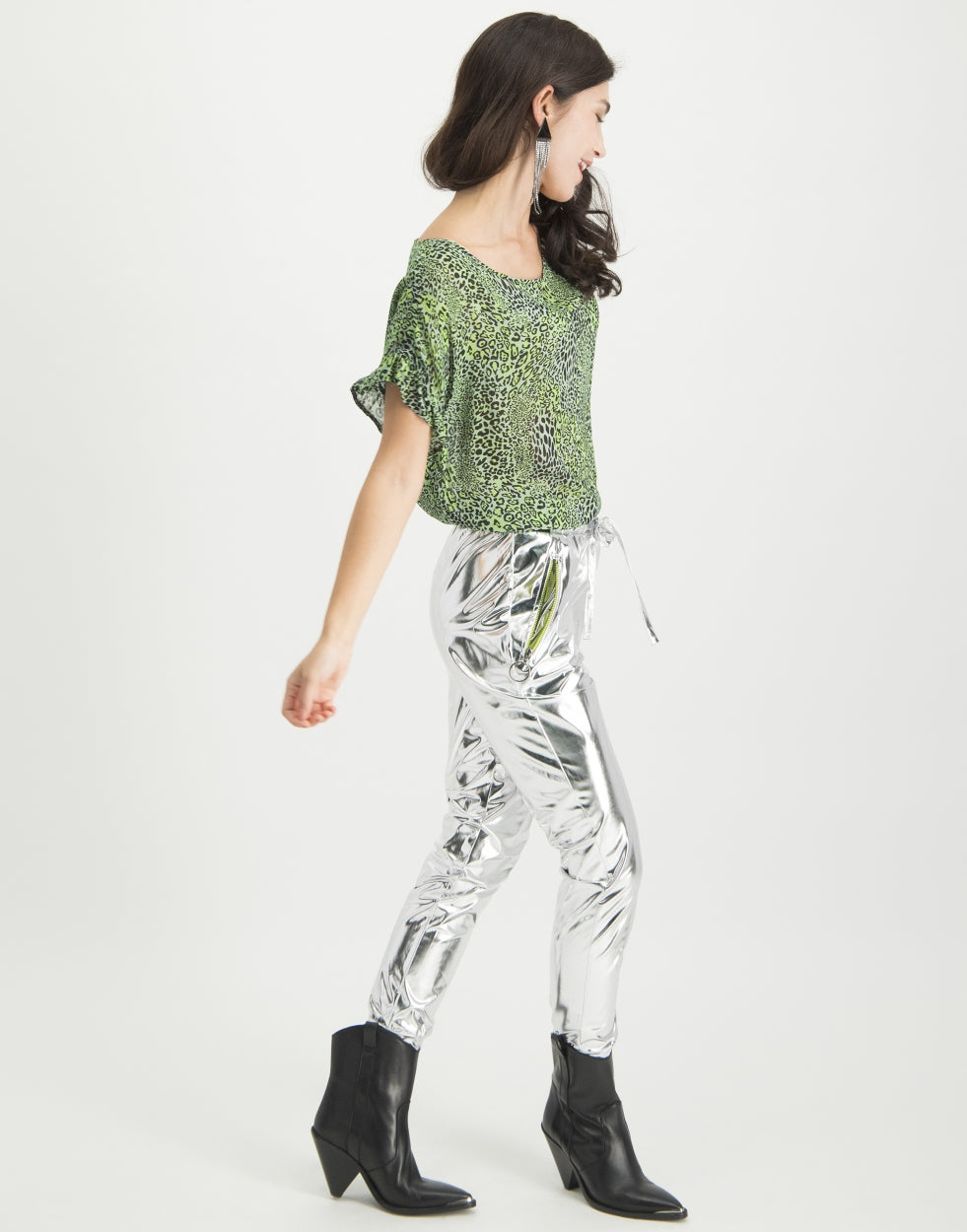 Lili Pants Silver | Off White