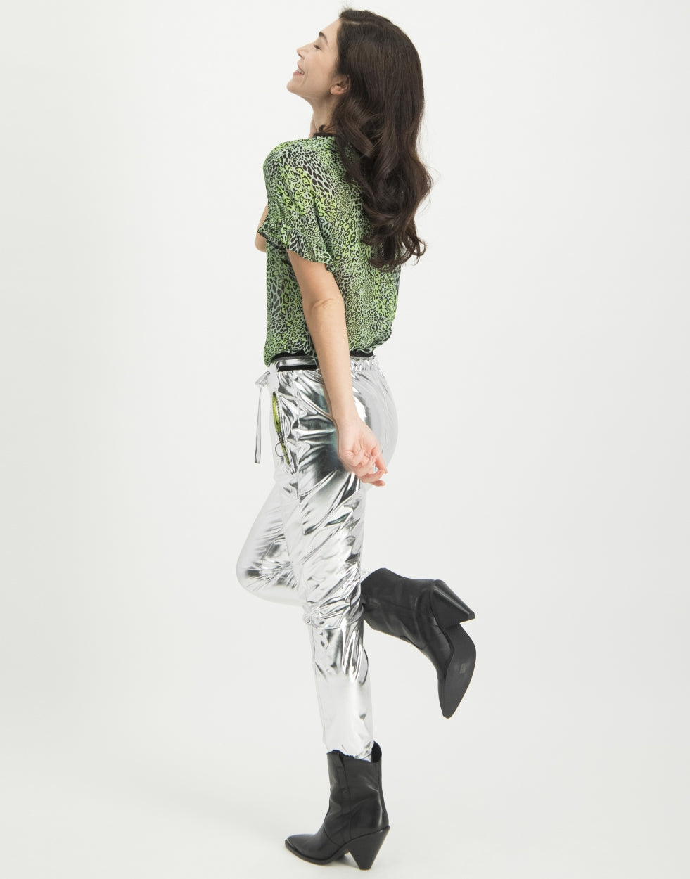 Lili Pants Silver | Off White