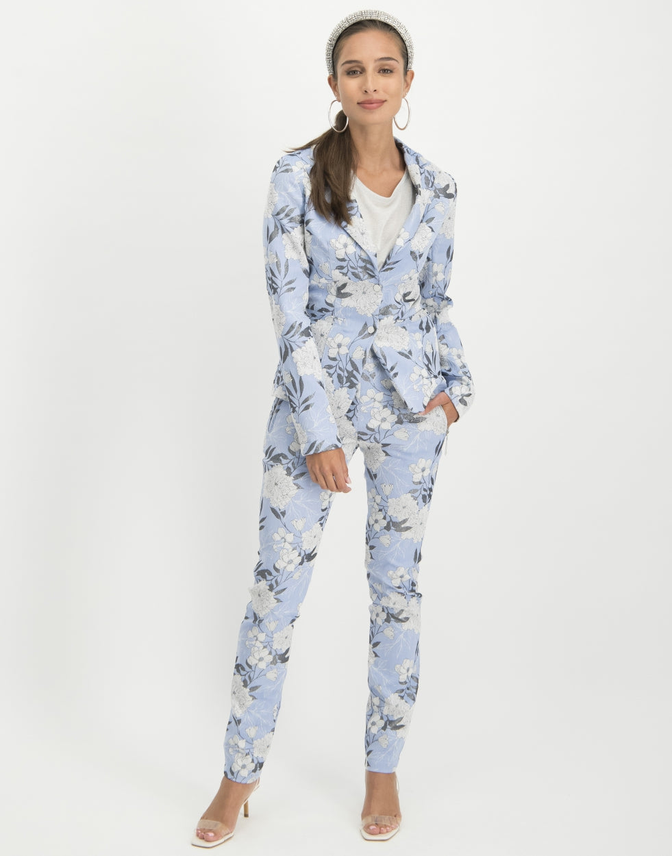Tory Blazer Floral | Blue