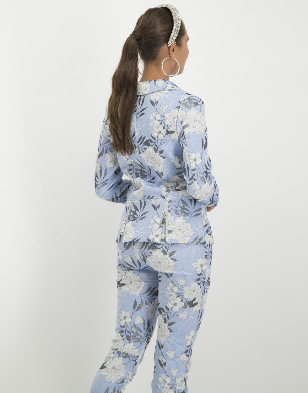Tory Blazer Floral | Blue