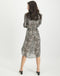 Blanche Dress Zebra | White/Black