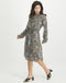Blanche Dress Zebra | White/Black