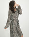 Blanche Dress Zebra | White/Black