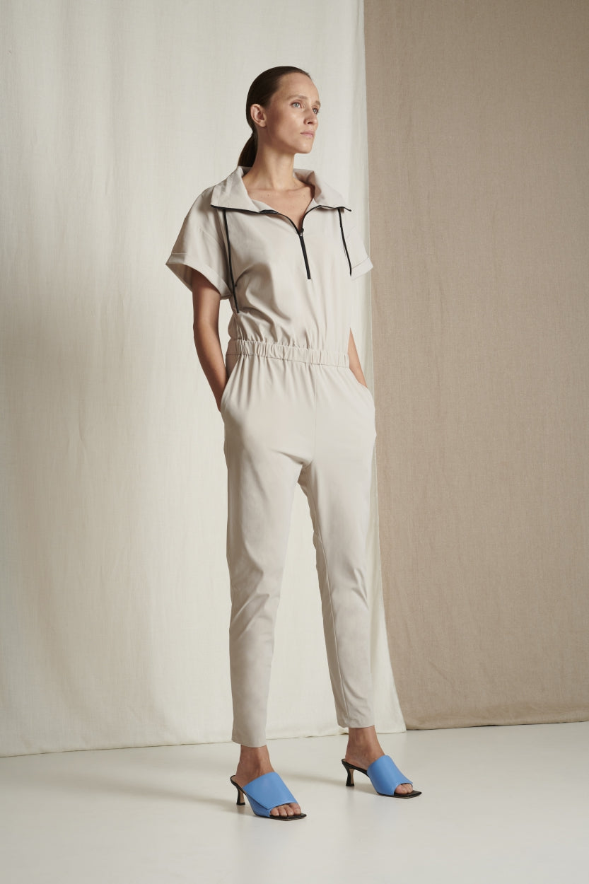 Jumpsuit Frida Technical Jersey | Sand