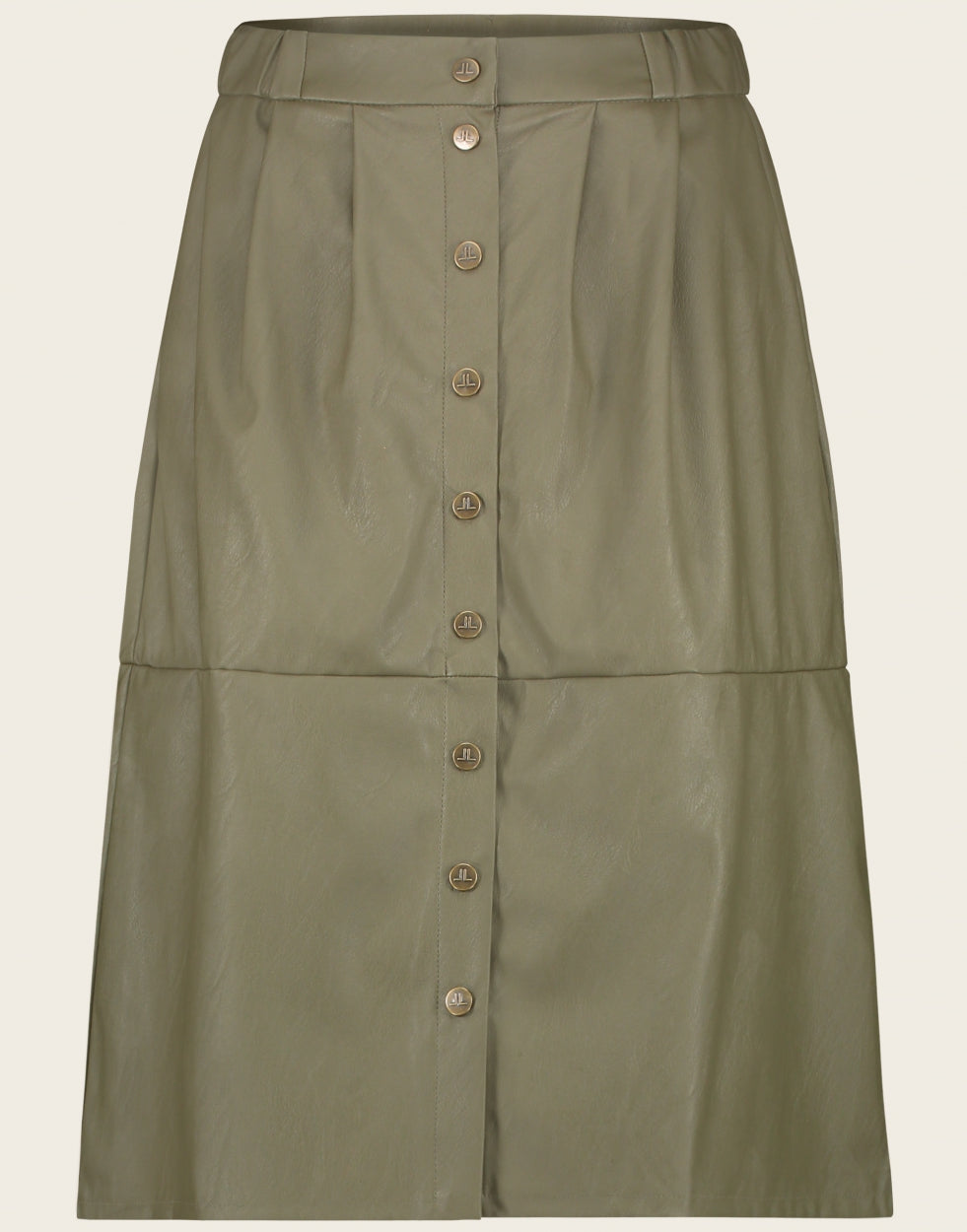 Leather Skirt Viki | Army