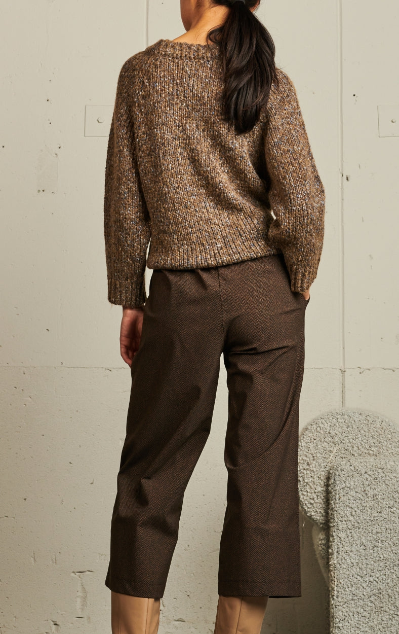 Pants Erin Technical Jersey | Dark Brown