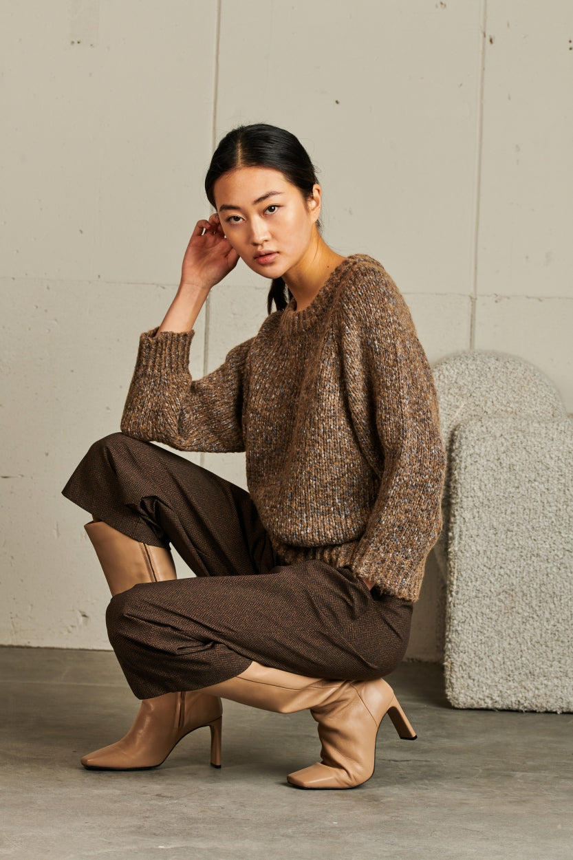 Pants Erin Technical Jersey | Dark Brown