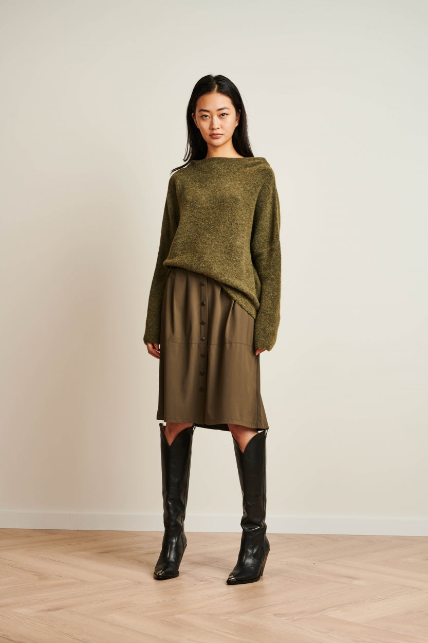 Skirt Viki Technical Jersey | Army